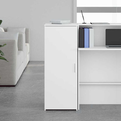 Mobile Portaoggetti Bianco 40x45x103,5 cm in Legno Multistrato