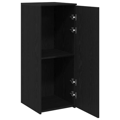 Mobile Portaoggetti Nero 40x45x103,5 cm in Legno Multistrato