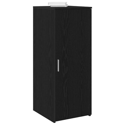 Mobile Portaoggetti Nero 40x45x103,5 cm in Legno Multistrato