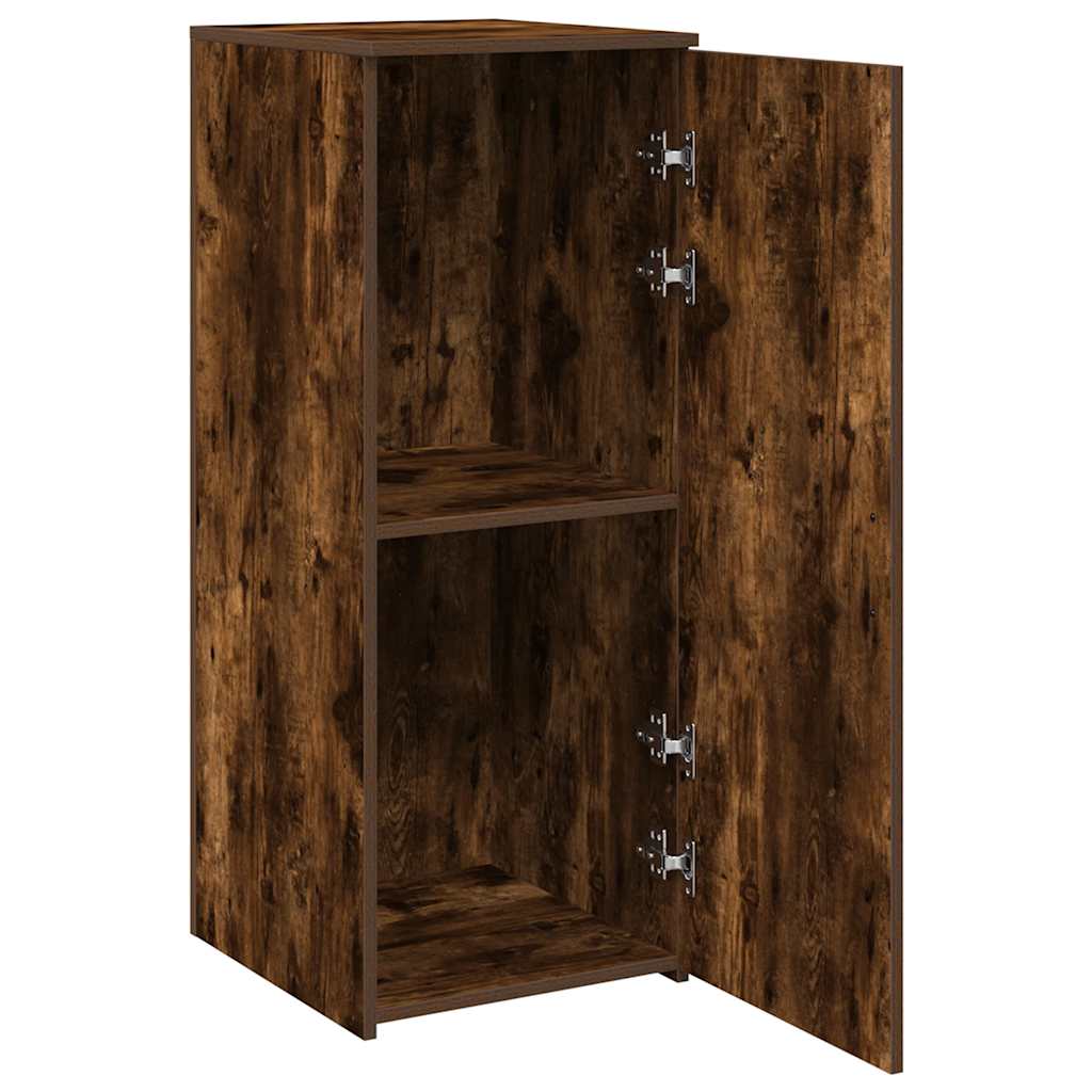Mobile Portaoggetti Rovere Fumo 40x45x103,5 cm in Truciolato