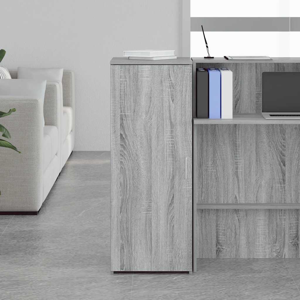 Mobile Portaoggetti Grigio Sonoma 40x45x103,5 cm in Truciolato