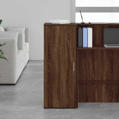 Mobile Portaoggetti Rovere Marrone 40x45x103,5 cm in Truciolato