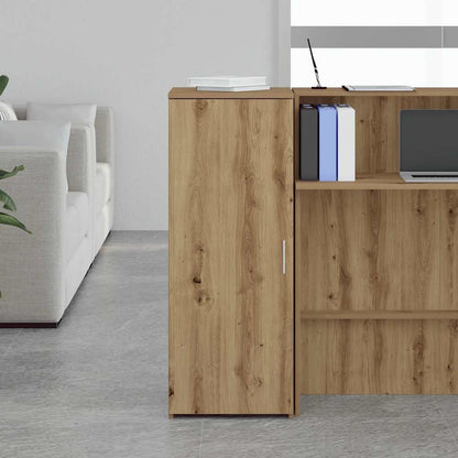 Mobile Portaoggetti Rovere Artigianale 40x45x103,5cm Truciolato