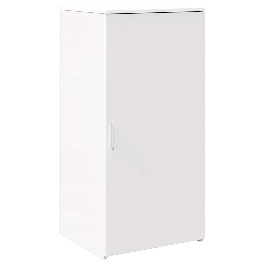 Mobile Portaoggetti Bianco 50x45x103,5 cm in Legno Multistrato