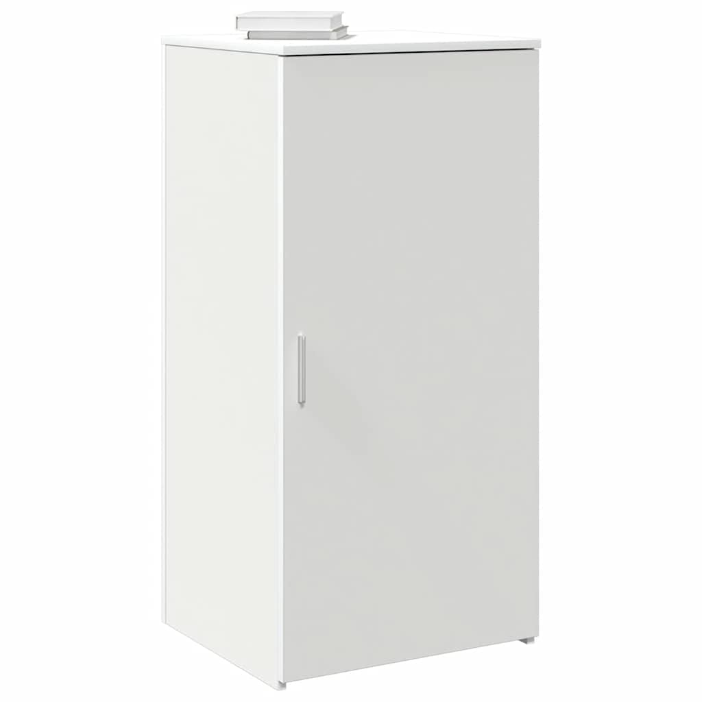 Mobile Portaoggetti Bianco 50x45x103,5 cm in Legno Multistrato