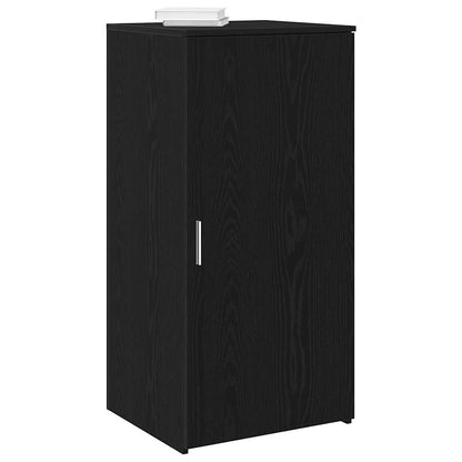 Mobile Portaoggetti Nero 50x45x103,5 cm in Legno Multistrato