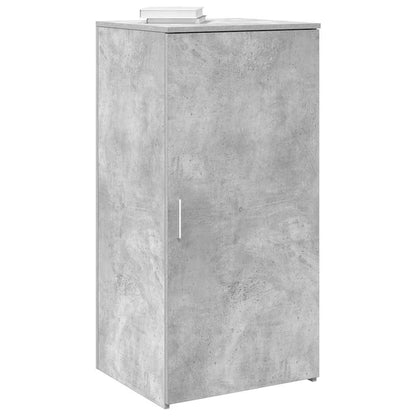 Mobile Portaoggetti Grigio Cemento 50x45x103,5 cm in Truciolato