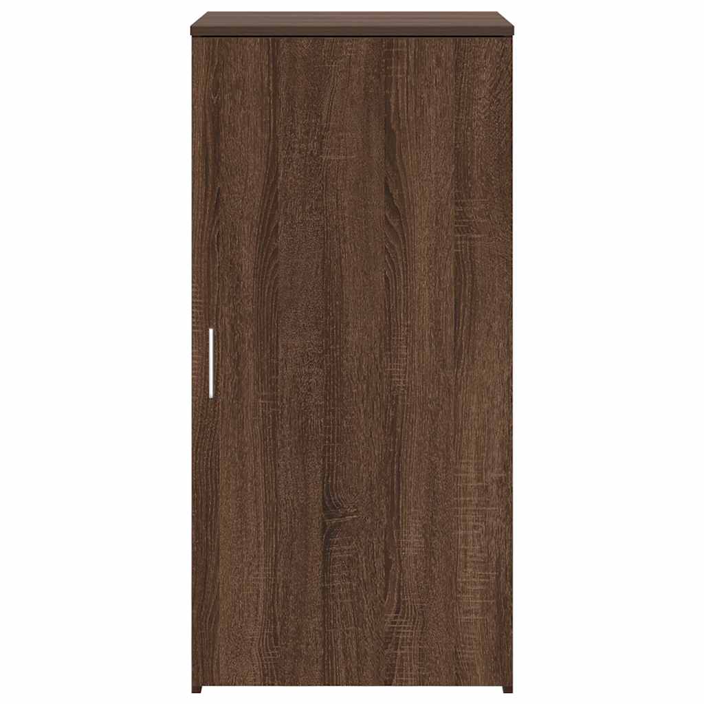 Mobile Portaoggetti Rovere Marrone 50x45x103,5 cm in Truciolato