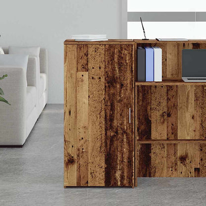 Mobile Portaoggetti Legno Antico 50x45x103,5 cm in Truciolato