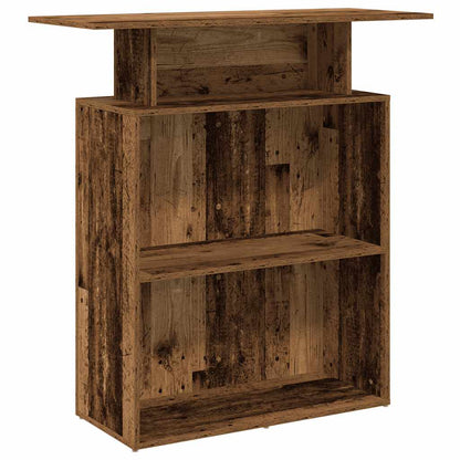 Banco Reception Legno Antico 100x40x104 cm Legno Multistrato
