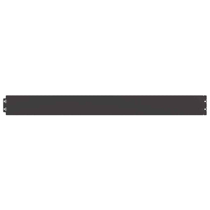 Bordure per Prato 10 pz Nere Acciaio Laminato a Freddo