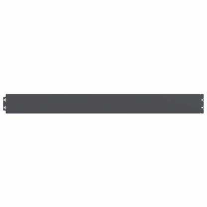 Bordure per Prato 10 pz Antracite Acciaio Laminato a Freddo