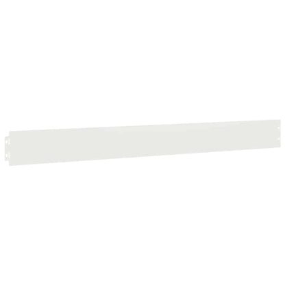 Bordure per Prato 50 pz Bianchi Acciaio Laminato a Freddo