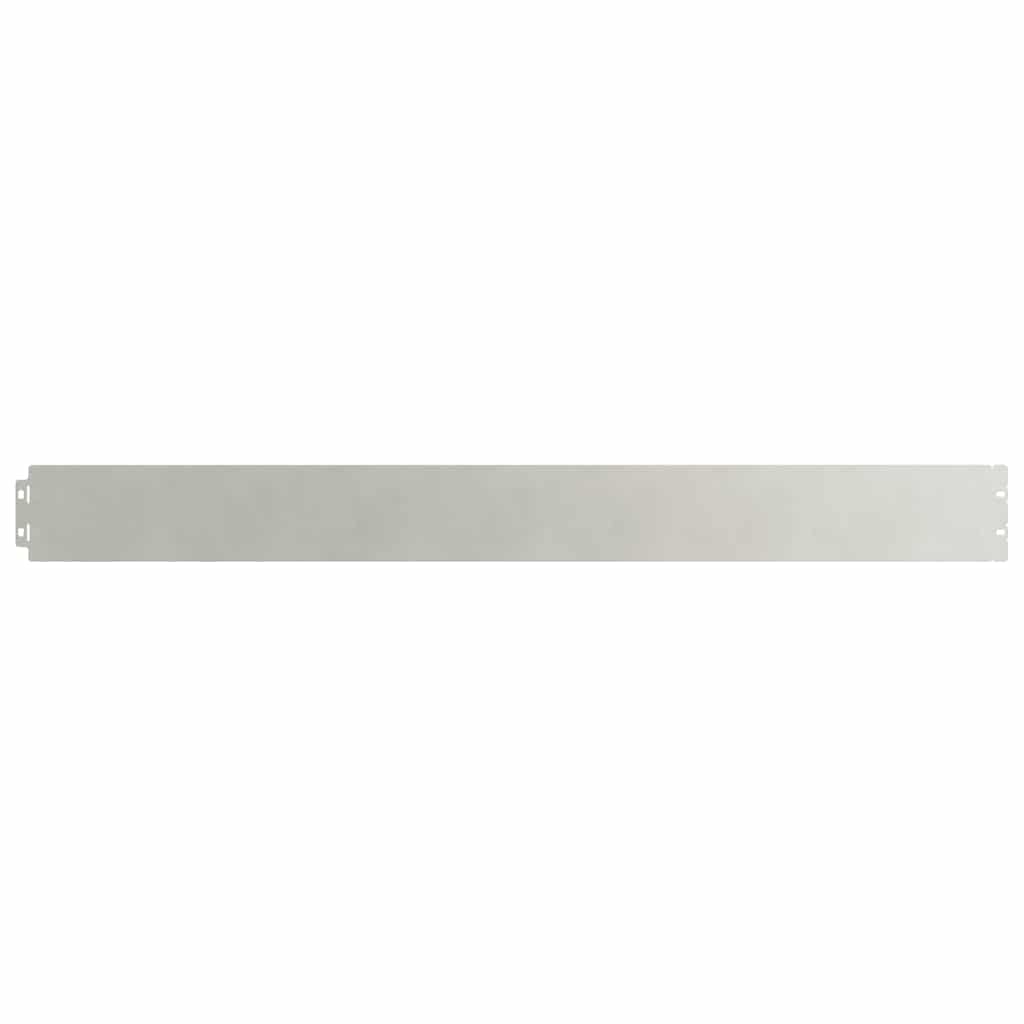 Bordure per Prato 50 pz 10x103 cm Acciaio Inossidabile