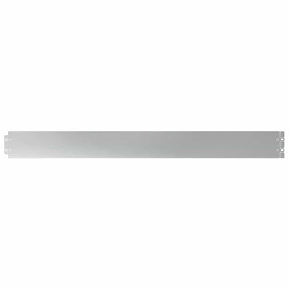 Bordure per Prato 50 pz 10x103 cm Acciaio Zincato