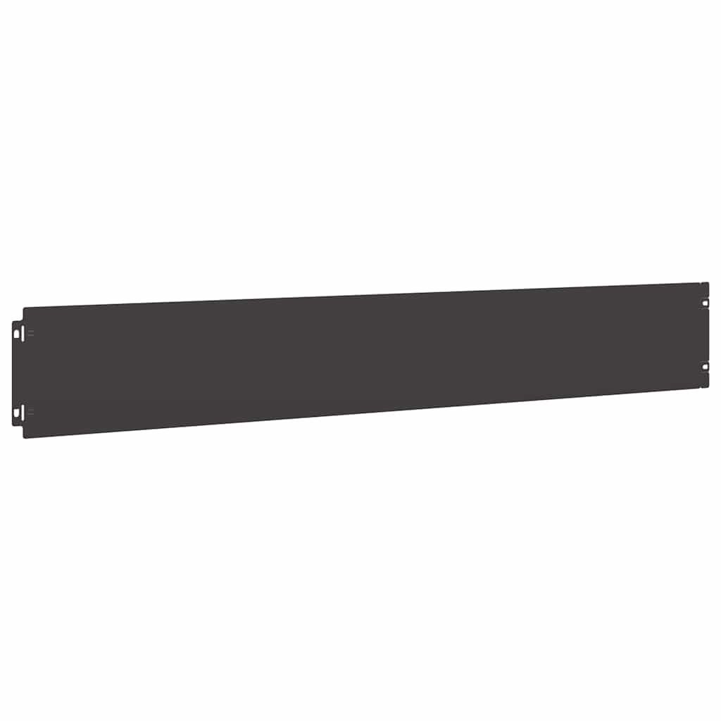 Bordure per Prato 10 pz Nere 15x103cm Acciaio Laminato a Freddo