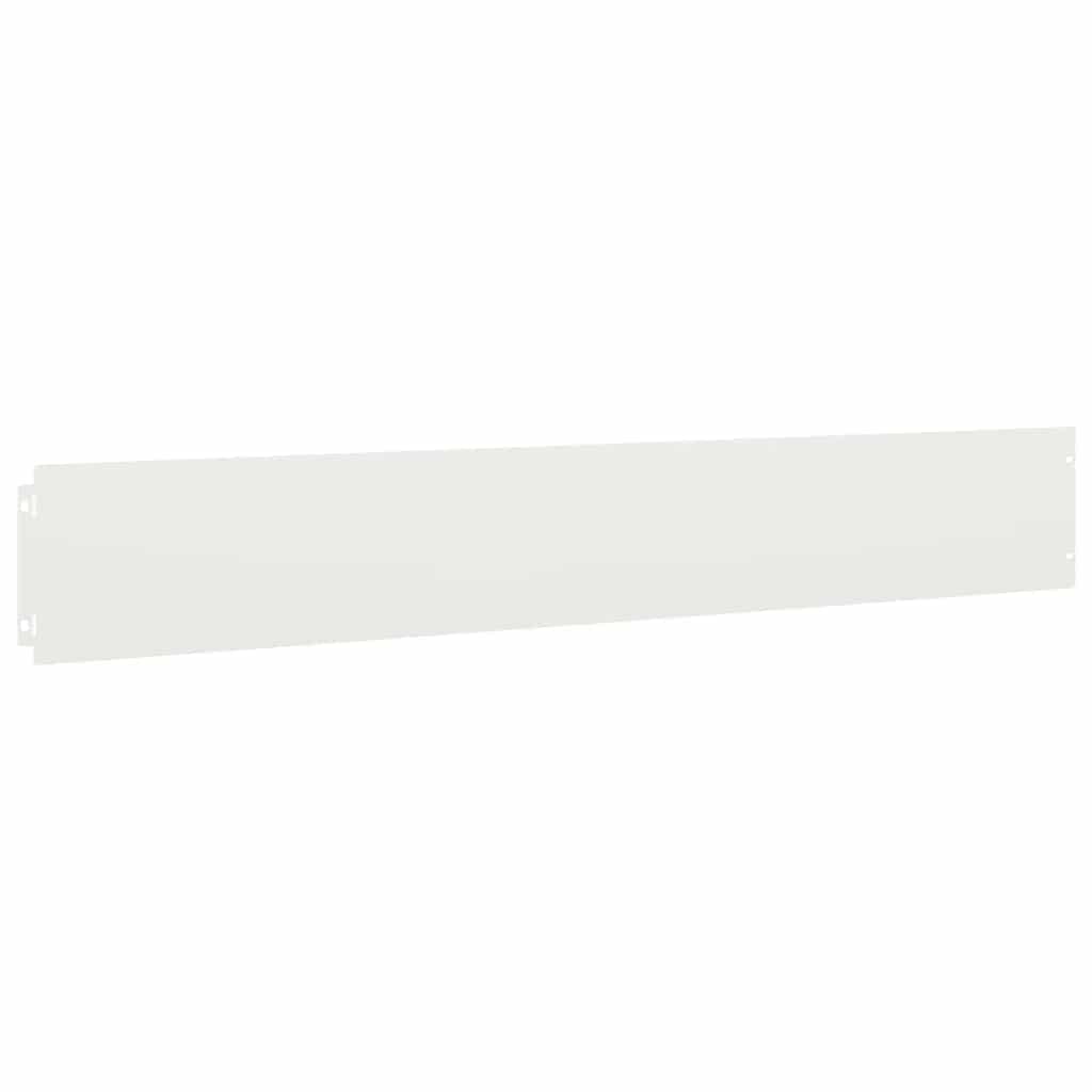 Bordure per Prato 10 pz Bianchi Acciaio Laminato a Freddo