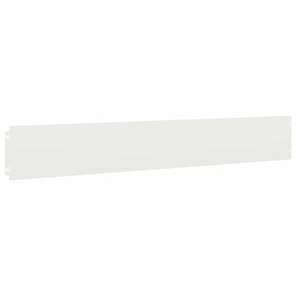 Bordure per Prato 10 pz Bianchi Acciaio Laminato a Freddo