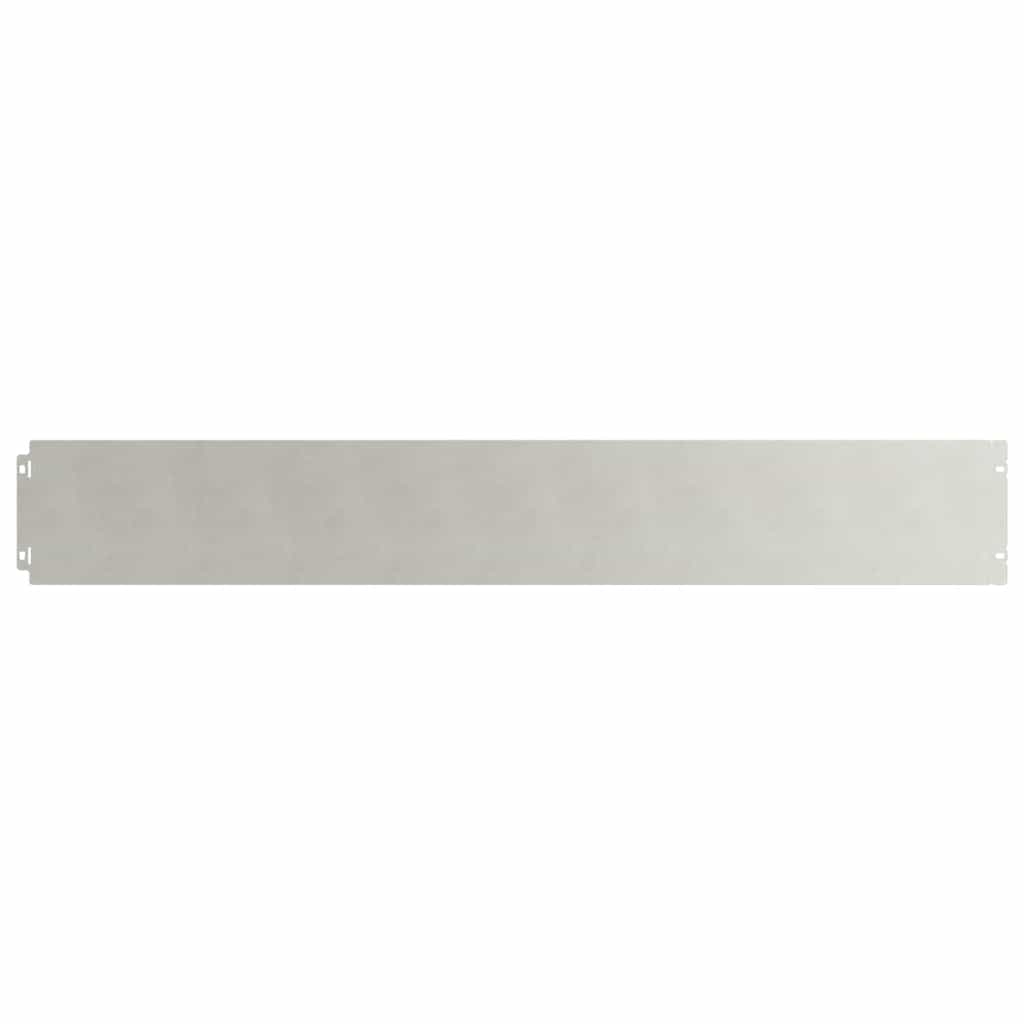 Bordure per Prato 10 pz 15x103 cm Acciaio Inossidabile
