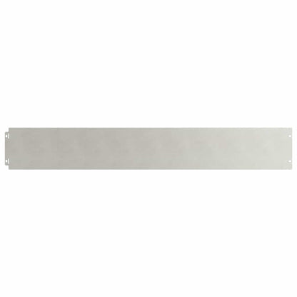 Bordure per Prato 10 pz 15x103 cm Acciaio Inossidabile