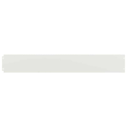 Bordure per Prato 50 pz Bianchi Acciaio Laminato a Freddo