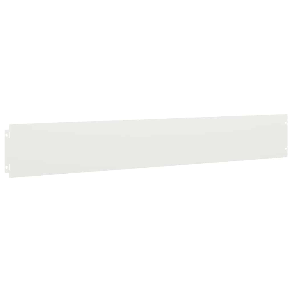Bordure per Prato 50 pz Bianchi Acciaio Laminato a Freddo