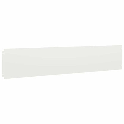 Bordure per Prato 10 pz Bianchi Acciaio Laminato a Freddo