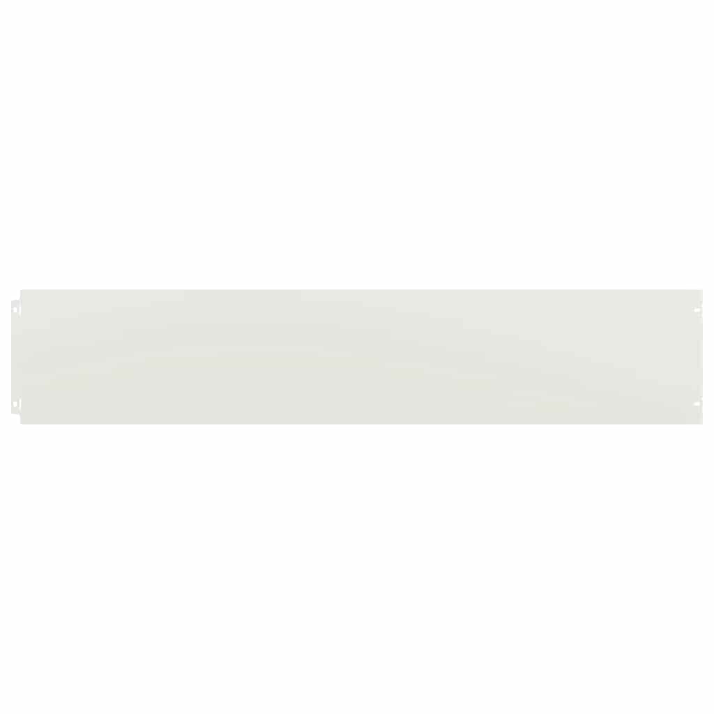 Bordure per Prato 30 pz Bianchi Acciaio Laminato a Freddo