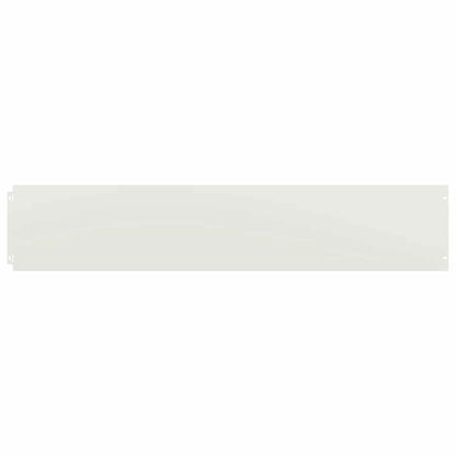 Bordure per Prato 30 pz Bianchi Acciaio Laminato a Freddo