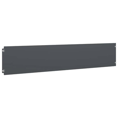 Bordure per Prato 30 pz Antracite Acciaio Laminato a Freddo