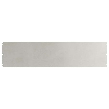 Bordure per Prato 10 pz 25x103 cm Acciaio Inossidabile