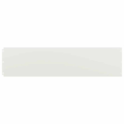 Bordure per Prato 20 pz Bianchi Acciaio Laminato a Freddo