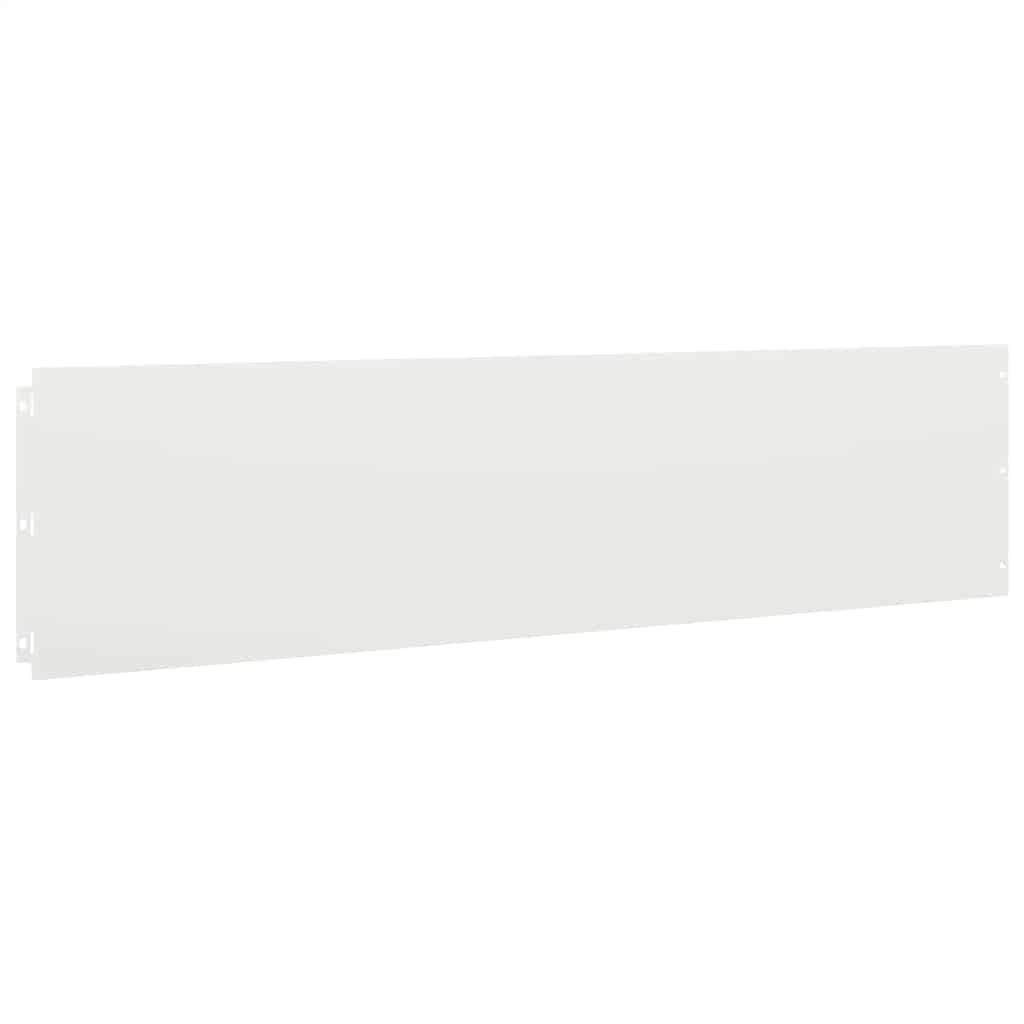 Bordure per Prato 20 pz Bianchi Acciaio Laminato a Freddo