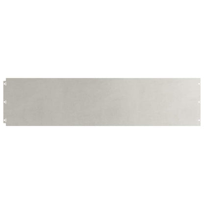 Bordure per Prato 20 pz 25x103 cm Acciaio Inossidabile