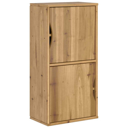 Armadietto Laterale ODDA 40x24x79 cm in Legno Massello di Pino