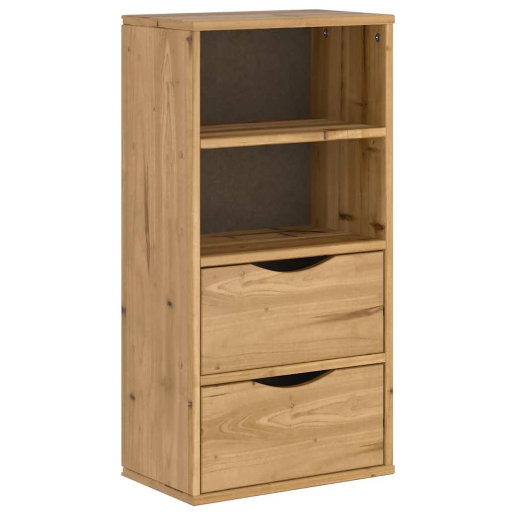 Armadietto Laterale con Cassetti ODDA 40x24x79 cm Legno di Pino