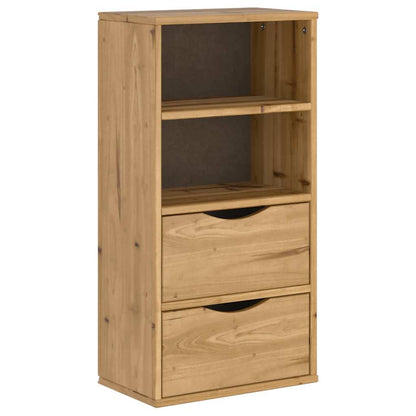 Armadietto Laterale con Cassetti ODDA 40x24x79 cm Legno di Pino