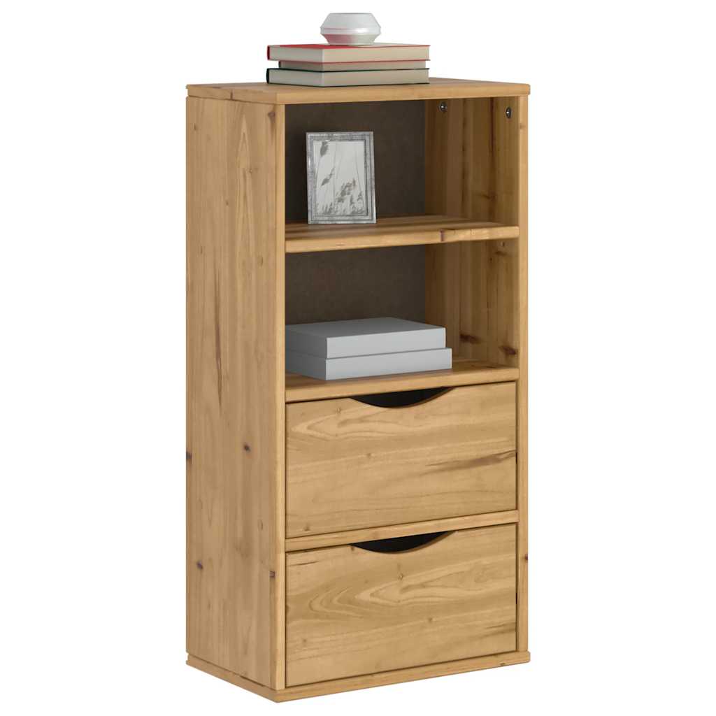 Armadietto Laterale con Cassetti ODDA 40x24x79 cm Legno di Pino