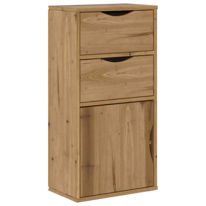 Armadietto Laterale con Cassetti ODDA 40x24x79 cm Legno di Pino