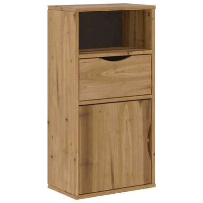 Armadietto Laterale con Cassetto ODDA 40x24x79 cm Legno di Pino