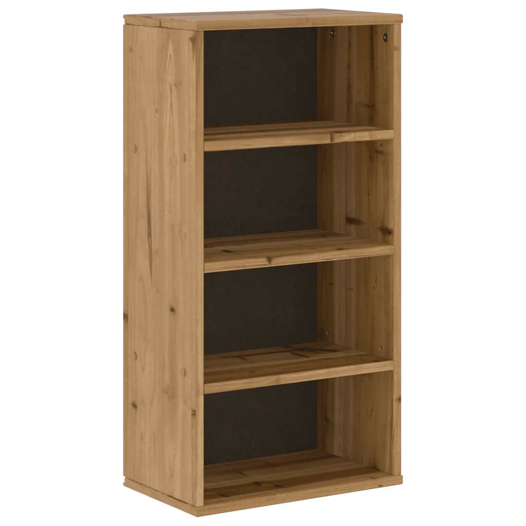 Armadietto Laterale ODDA 40x24x79 cm in Legno Massello di Pino