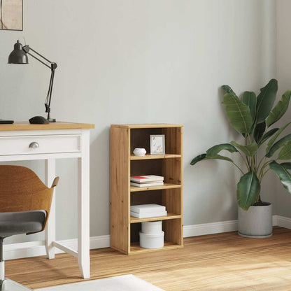 Armadietto Laterale ODDA 40x24x79 cm in Legno Massello di Pino