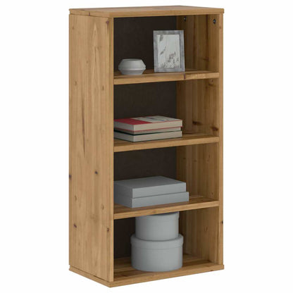 Armadietto Laterale ODDA 40x24x79 cm in Legno Massello di Pino