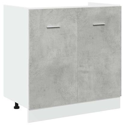 Set Mobili da Cucina 7 pz Lyon Grigio Cemento