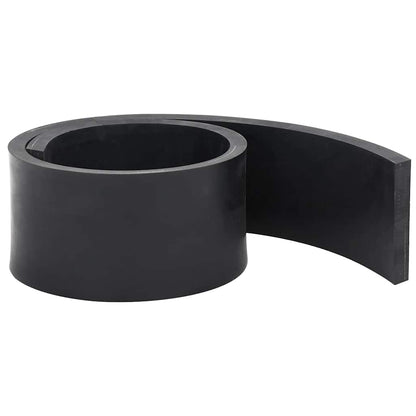 Bordo in Gomma per Spazzaneve Nero 80x8x1 cm