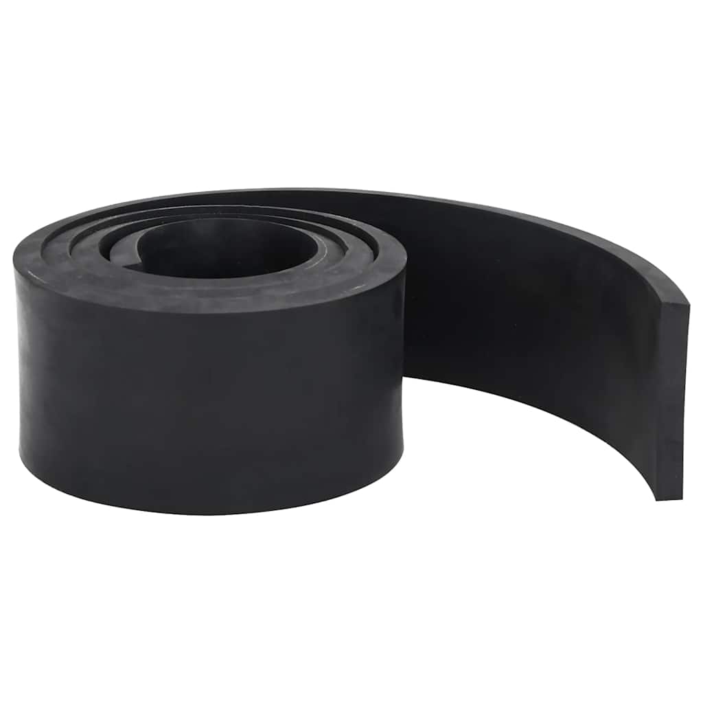 Bordo in Gomma per Spazzaneve Nero 150x8x1 cm