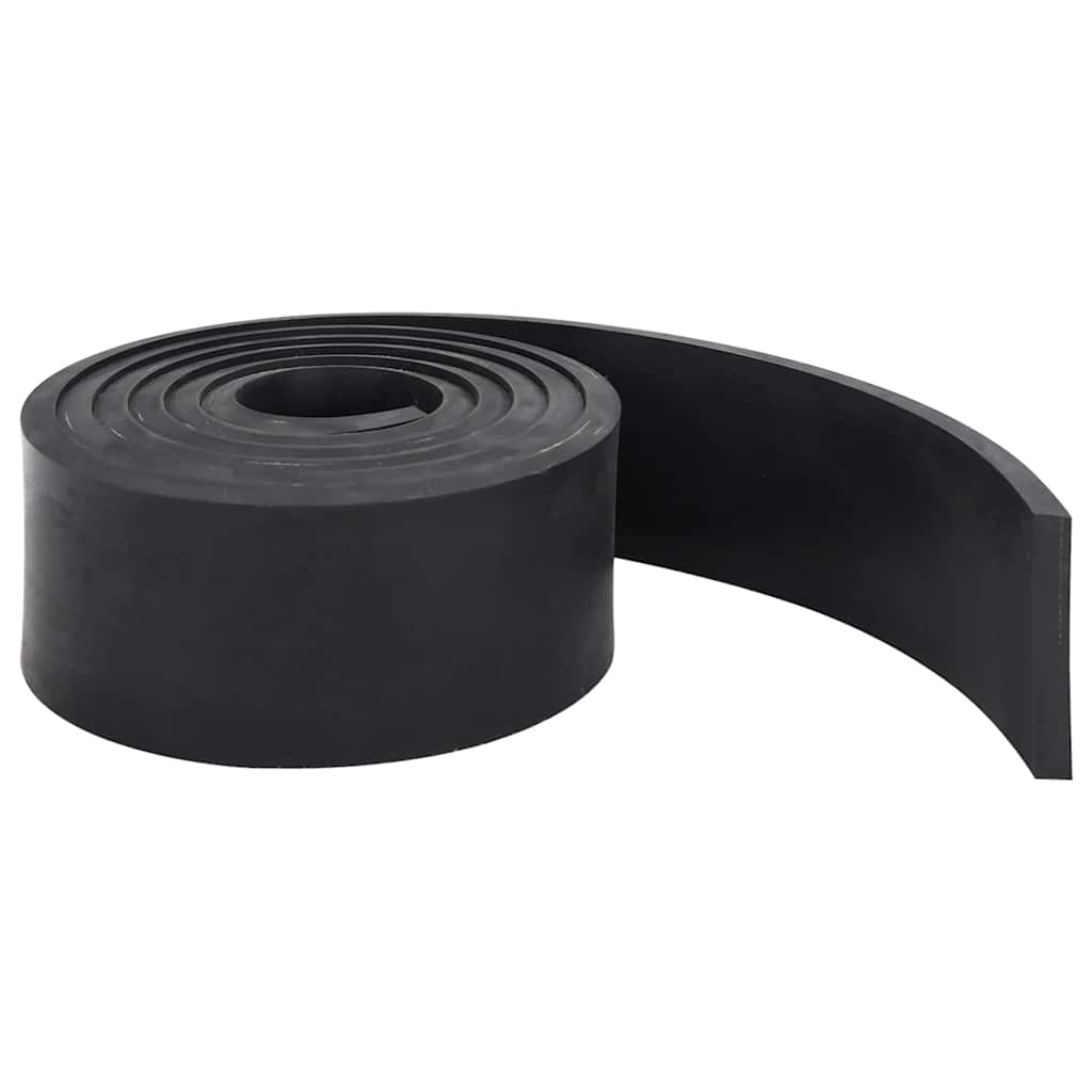 Bordo in Gomma per Spazzaneve Nero 300x8x1 cm