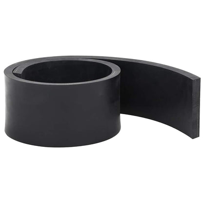 Bordo in Gomma per Spazzaneve Nero 120x10x1 cm