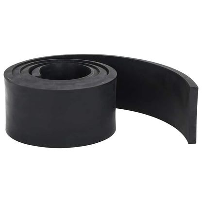 Bordo in Gomma per Spazzaneve Nero 150x10x1 cm