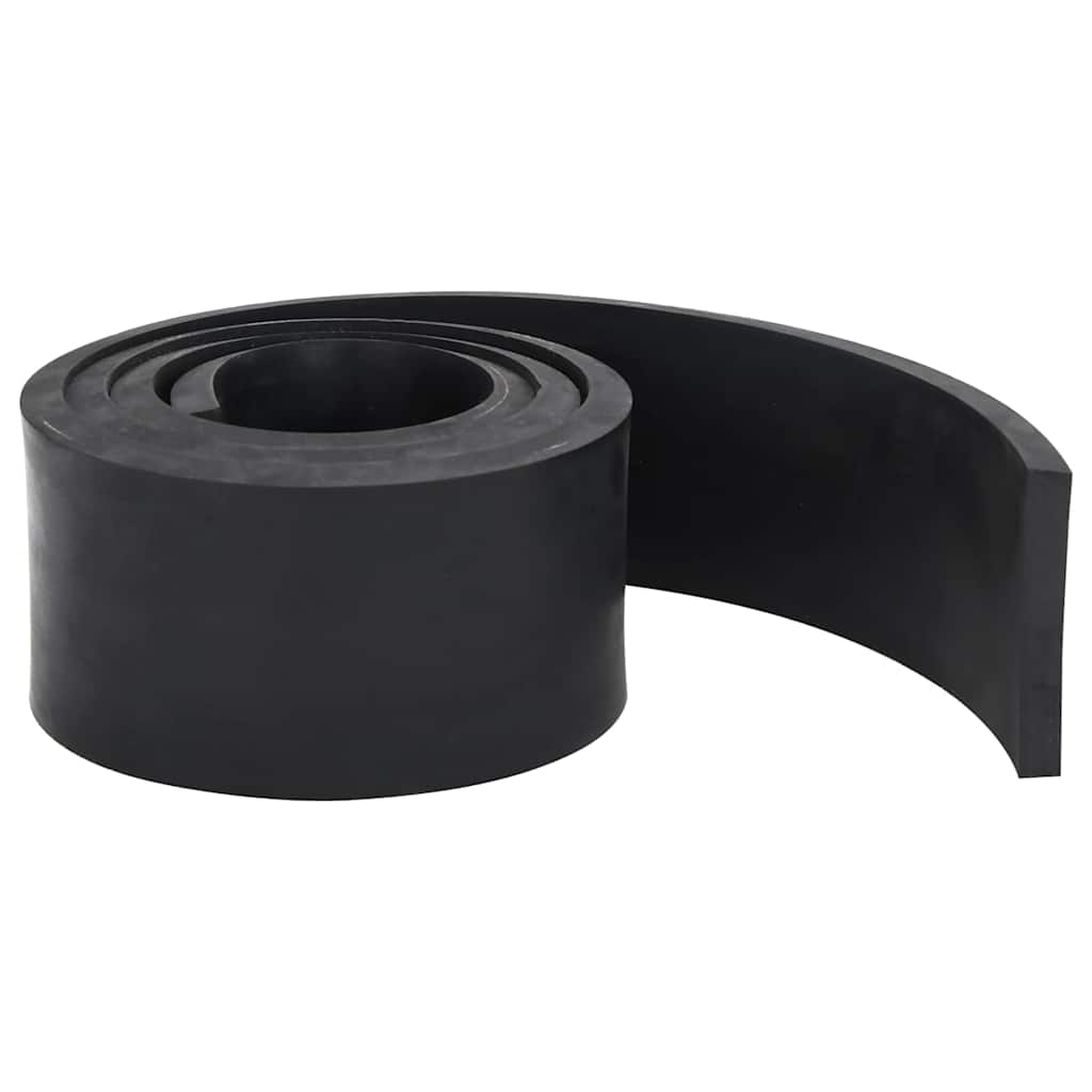 Bordo in Gomma per Spazzaneve Nero 180x10x1 cm
